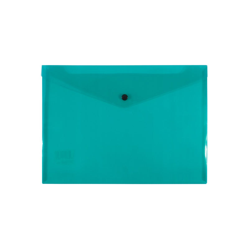 DOCUMENT FOLDER BANTEX A4 BUTTON GREEN