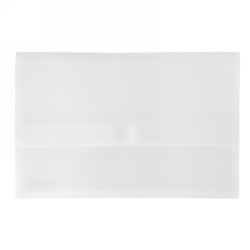 DOCUMENT WALLET BANTEX FC HOOK & LOOP CLOSURE CLEAR