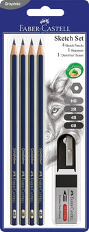 PENCIL LEAD FABER-CASTELL GOLDFABER GRAPHITE SKETCH SET 6PC