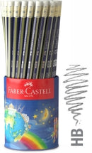 Sp-Pencil Lead Faber-Castell Goldfaber Graphite HB W/ Eraser Tip Tin Cup 72