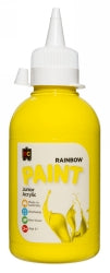 PAINT EC 250ML RAINBOW JUNIOR ACRYLIC BRILLIANT YELLOW