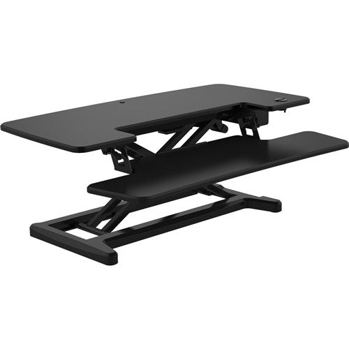 Rapidline Rapid Flux Electric Height Adjustable Desk Riser 880W x 415D x 120-550mmH Black | Better Office