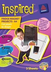 PAPER PHOTO INSPIRED A4 FRIDGE MAGNET IJ61 PK3