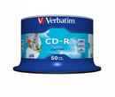 Cd-R Spindle Verbatim 700mb White Inkjet 50pk