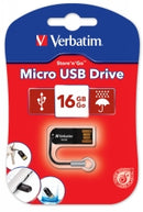 Sp- USB Drive Verbatim Micro Store'N'Go 16gb