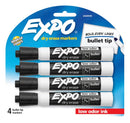 Sp- Marker Whiteboard Expo Bullet Black H/Sell Pk4