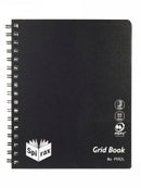 Sp-Grid Book Spirax P592g Pp S/O 222x178 240pg Black (PK5)