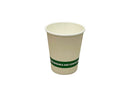 Paper Cup Writer 8oz Breakroom Eco Single Wall White Bx1000