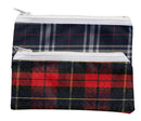 Pencil Case Gns 20x9cm Tartan Assorted