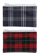 Pencil Case Gns 20x13cm Tartan Assorted