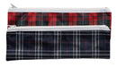 Pencil Case Gns 33x10cm Tartan Assorted