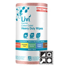 Commercial Wipes Livi Essentials Red (BX4)