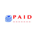 Sp- Stamp Deskmate Pre-Inked Paid (Date) Blue/Red