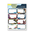 Labels Name School Buzz Boy Asst Designs Pk16 (BX12)