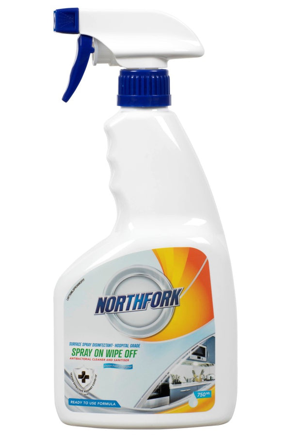 SPRAY ON WIPE OFF SURFACE CLEANER NORTHFORK 750ML