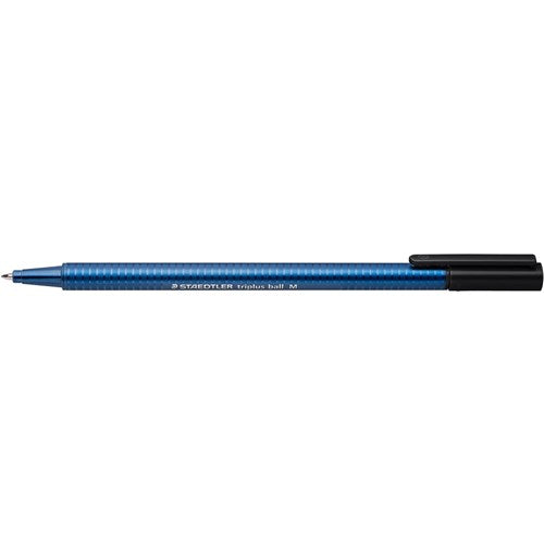 Staedtler 437 Triplus Ballpoint Pens Extra Broad 1.6mm Black Pack of 10