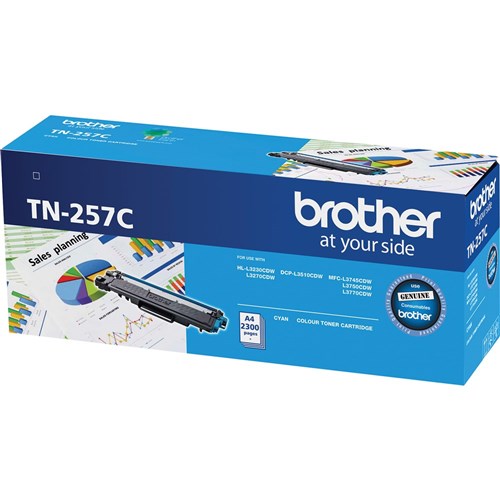 Brother TN-257C Toner Cartridge High Yield Cyan | Better Office