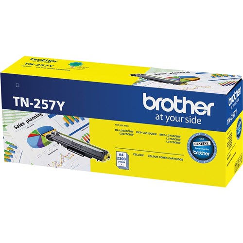 Brother TN-257Y Toner Cartridge High Yield Yellow | Better Office