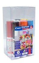 Sp- Paint Marker Pilot Pintor 8.00mm Broad Chisel Assorted Colours Pk9