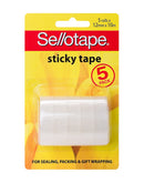 Sticky Tape Sellotape 12mmx10m Pk5 (PK6)