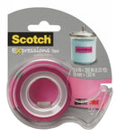 Tape Decorative Scotch Expressions 19mmx7.6m On A Dispenser Pink
