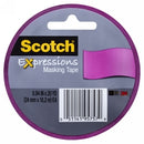 Tape Masking Scotch Expressions 24mmx18.2m 3437-Pnk Pink
