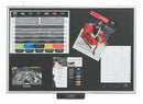 Sp- Notice Board Lite Justick 600x900mm Electro Adhesion Black