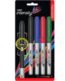 Marker Bic Intensity Permanent 1.1mm Fine Tip Office Assortedpg Pk4