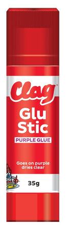 Glue Stick Clag 35g Bostik Australia Purple