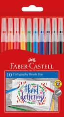 Markers Faber-Castell Brush Calligraphy Asstd Pk10
