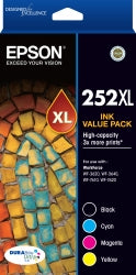 Sp- Inkjet Cart Epson T253692 252xl High Cap Durabrite Value Pack