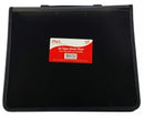 BINDER STAT A4 2R ZIPPER W/HANDLE BLACK