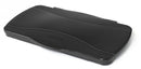 Sp-Bin Slim Jim Rubbermaid Hinged Lid Black