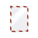 Sp- Safety Sign Durable A4 Duraframe Security Red/White Pk2