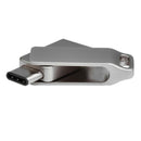 Sp- USB-C Disk Drive Shintaro 64gb (USB-C And USB-A) Pocket Silver