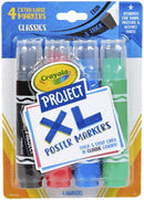 Sp- Markers Crayola Xl Poster Classic Asst'D Pk4
