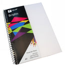 VISUAL ART DIARY QUILL A4 BRIGHTS FROSTED 60LF