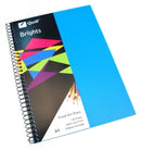 Visual Art Diary Quill A4 Brights Marine Blue 60lf