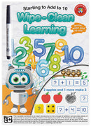Sp- Learning Set Lcbf Write & Wipe Starting To Add To 10