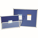 Sp- Enclosed Board Nobo A0 965 X 1265mm Fabric Blue