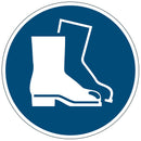 Sp- Marking Sign Durable Use Foot Protection Blue