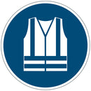 Sp- Marking Sign Durable Use Safety Vest Blu Blue