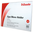 Sp- Holder Esselte A3 Sign/Menu Wallmount Landscape
