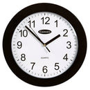 Sp- Wall Clock Carven 250mm Plastic Frame Black