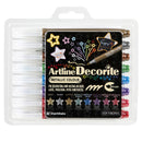 Sp- Decorite Artline Metallic Brush Asst