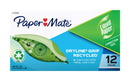 Correction Tape Liquid Paper Dryline Grip Recycled (CTN12)