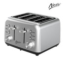 Sp- Toaster Nero 4 Slice Classic Style Silver Stainless Steel