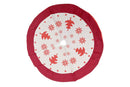 Xmas Tree Skirt 100cm Deluxe Burlap