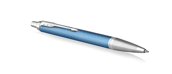 PEN PARKER IM PREMIUM BALLPOINT BLUE & GREY TRIM GIFT BOX