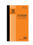 INV/STAT BOOK OLYMPIC FSC 724 DUP C/LESS 8X5 50LF (07750 83813)